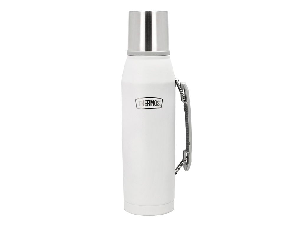 Thermos – Isolierflasche 1,3 Liter – Mattweiß