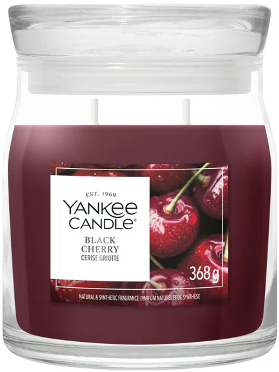 Yankee Candle Black Cherry Signature Jar Medium