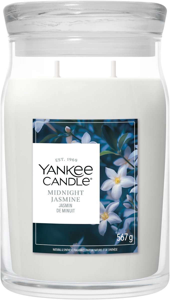 Yankee Candle Midnight Jasmine Signature Jar Large