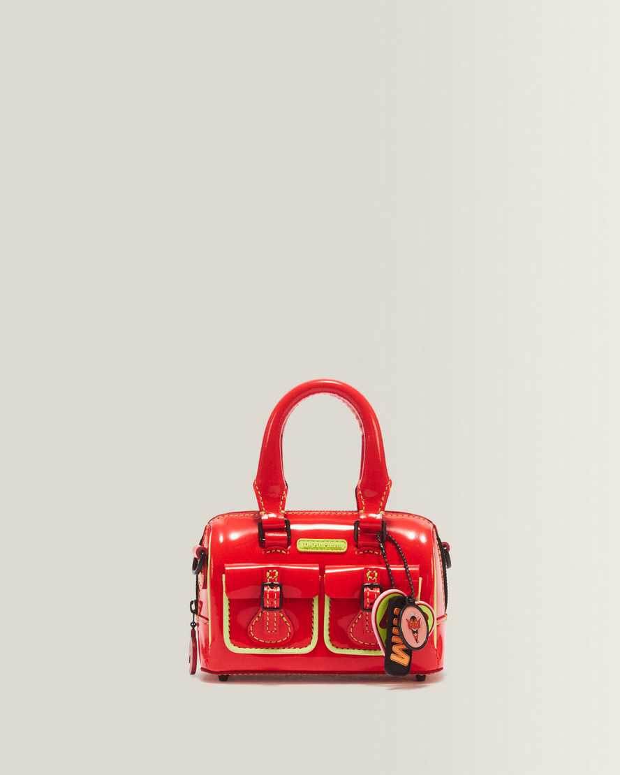 Dr. Martens Mini Top Handle Powerpuff Tasche in Rot