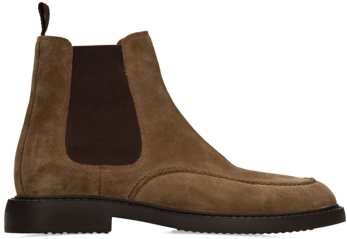 Taupe suède chelsea boots