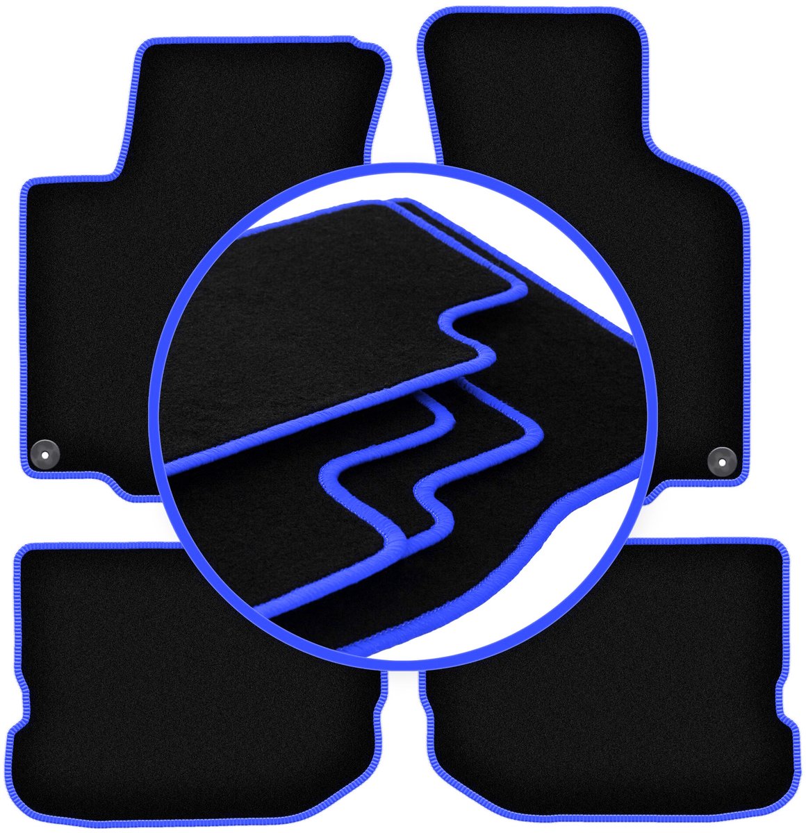 CARLUX-BLUE Automatten für: Volkswagen Golf IV Schrägheck, Kombi, Variant (1997-2003)