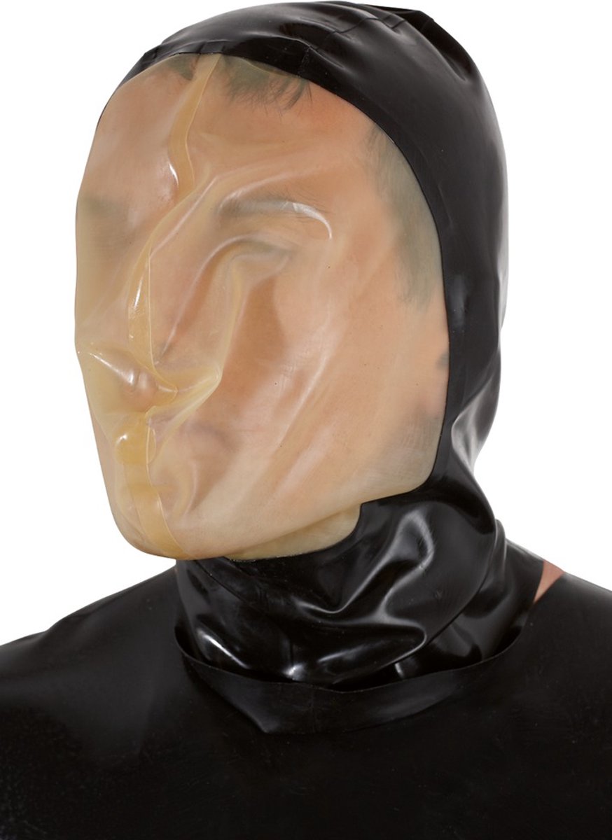 LATE X - Latexmaske mit einem kleinen Atemloch