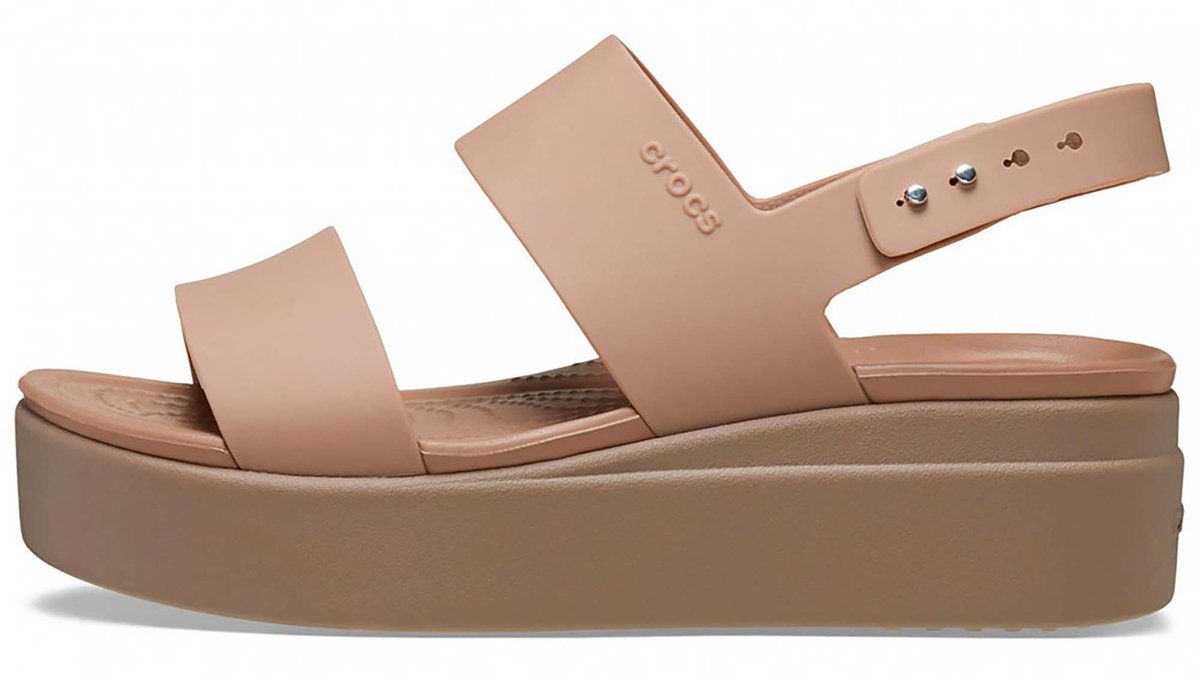Damen Sandalen Crocs Brooklyn Low Wedge