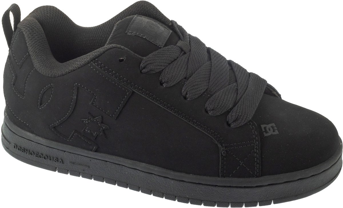 DC Shoes Court Graffik, Herren schwarze Sneaker 44