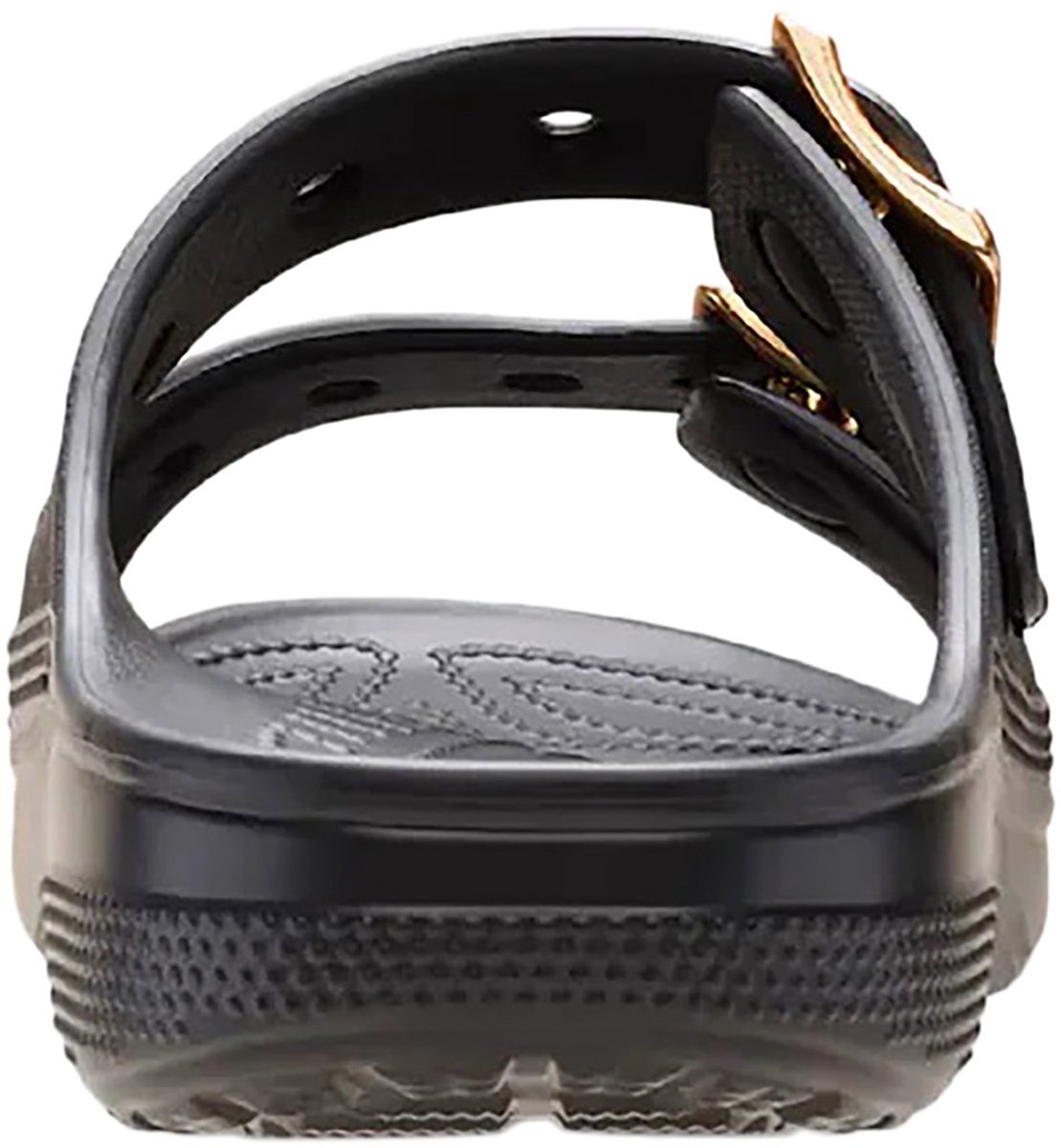 Damen Hausschuhe mit metallischem Schnallenverschluss Crocs