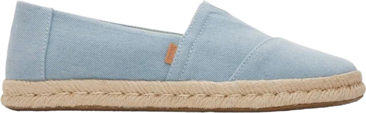 Espadrilles aus Jeans devalé Damen Toms Alpargata Rope 2.0