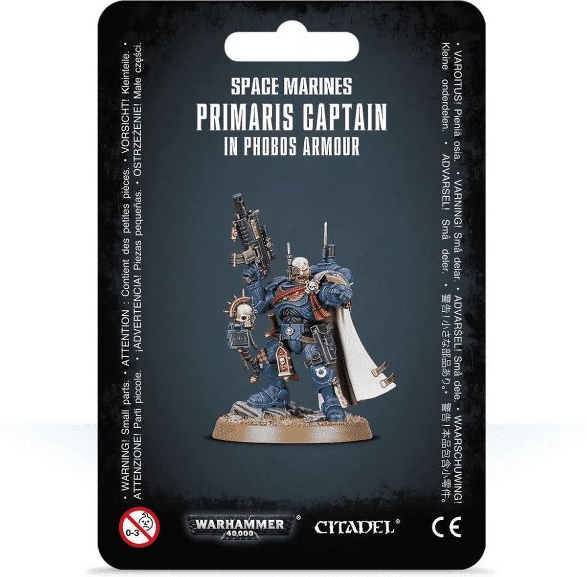 Figurine Games Workshop Warhammer 40k - Space Marine Primaris Captain in Phobos Armour