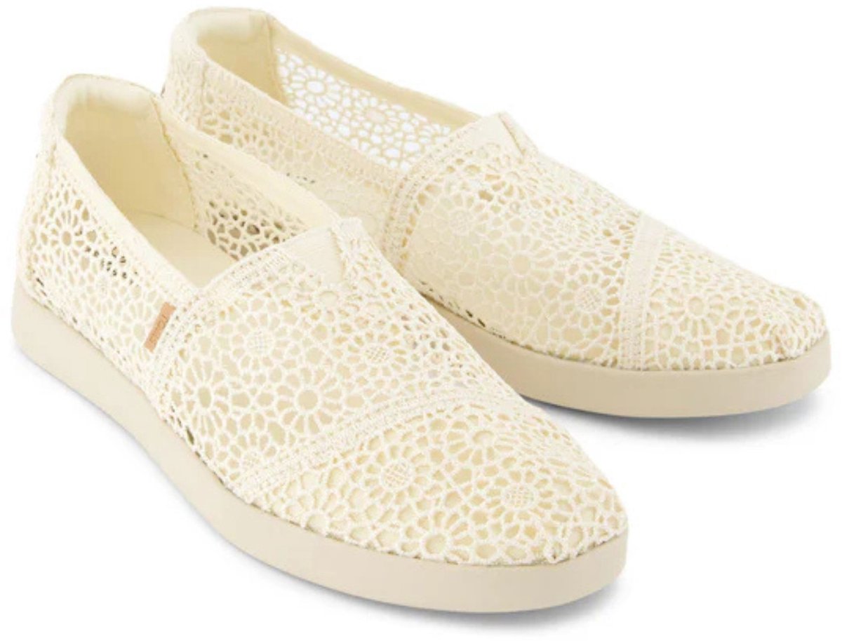 Marokkanische gehäkelte Espadrilles Damen Toms Alpargata Plus