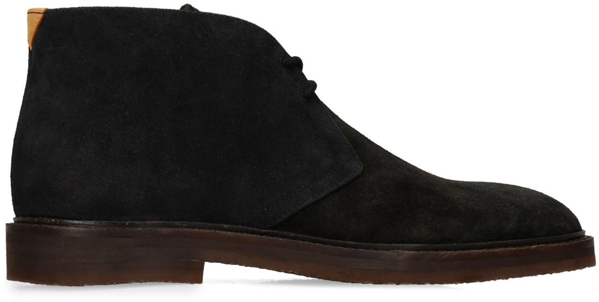 Zwarte suède desertboots