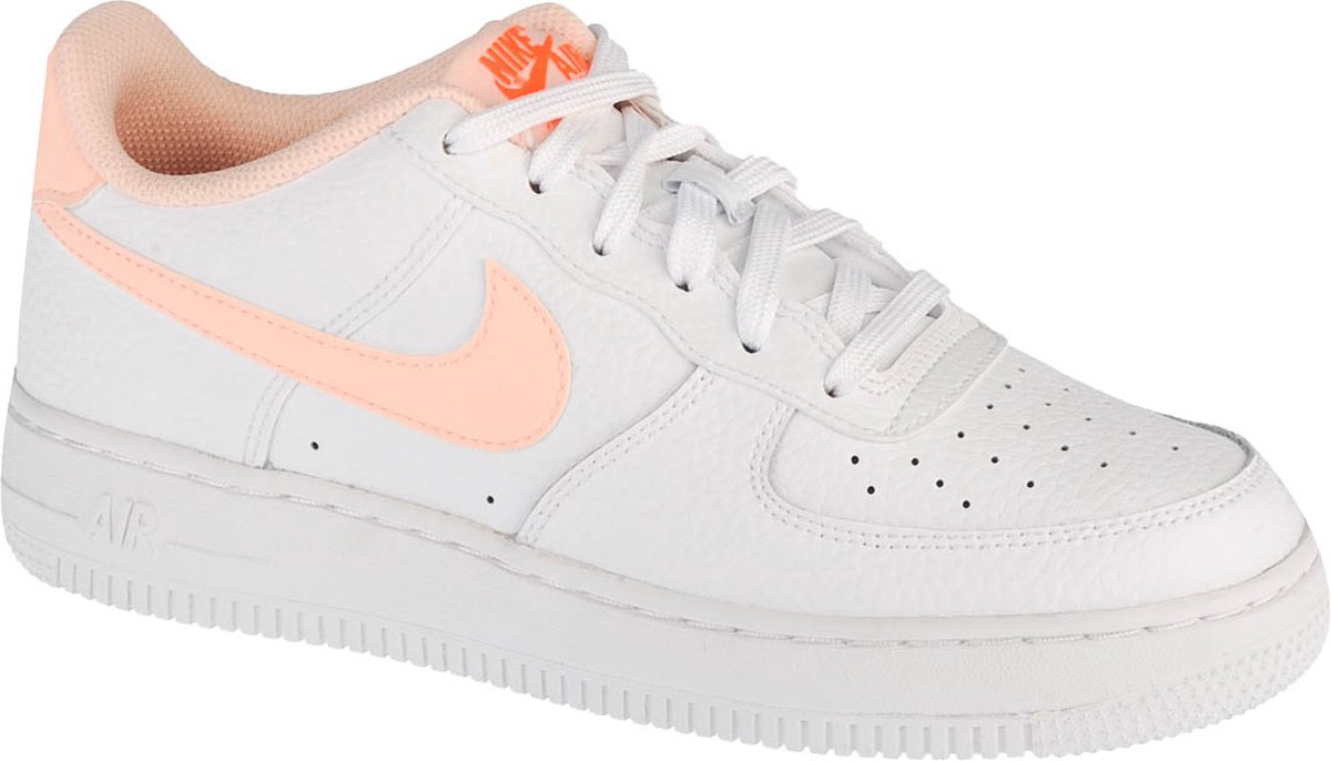 Nike Air Force 1 GS Weiß Hyper Crimson Kinder Sneaker Crimson-Tint CT3839-102 37.5 beige