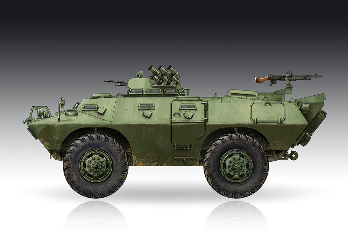 Trumpeter 1/72 M706 Commando Panzerwagen (Verbesserter Typ) Plastikmodellbausatz 07440 (Kampffahrzeug) gray