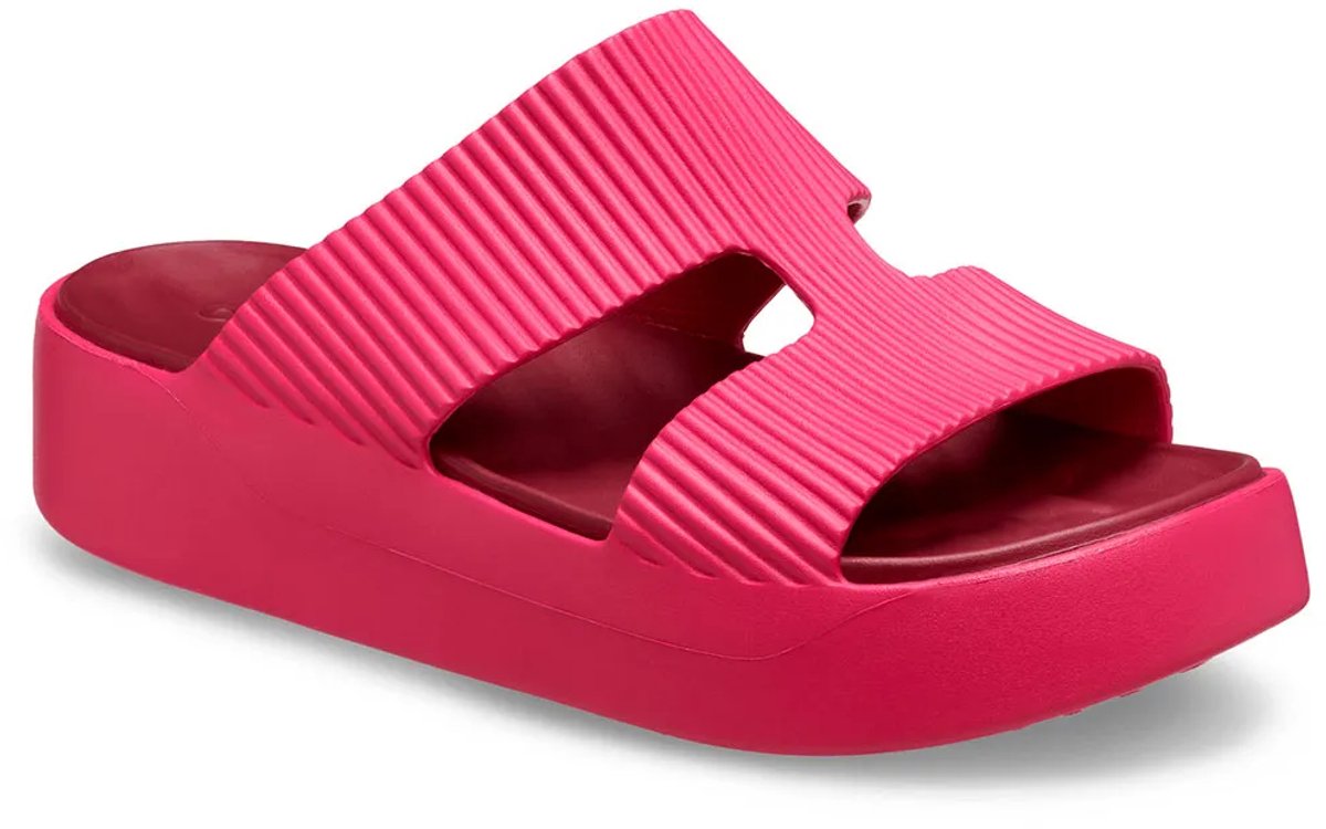 Damen Pantoletten Crocs Getaway Groove Platform