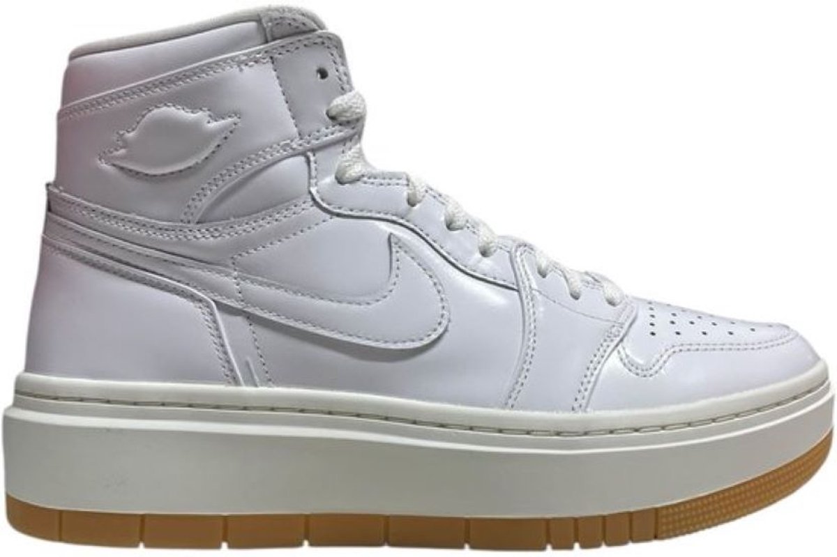Air Jordan 1 Elevate High SE Weiß Gummi Damen Sneaker Sail Gummi-Hellbraun FB9894-100 40.5