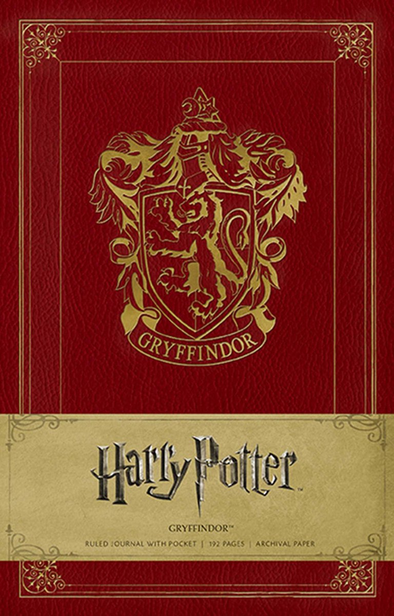 Harry Potter Gryffindor Hardcover Liniert Notizbuch von . Warner Bros. Konsumgüter AG.... 9781608875603