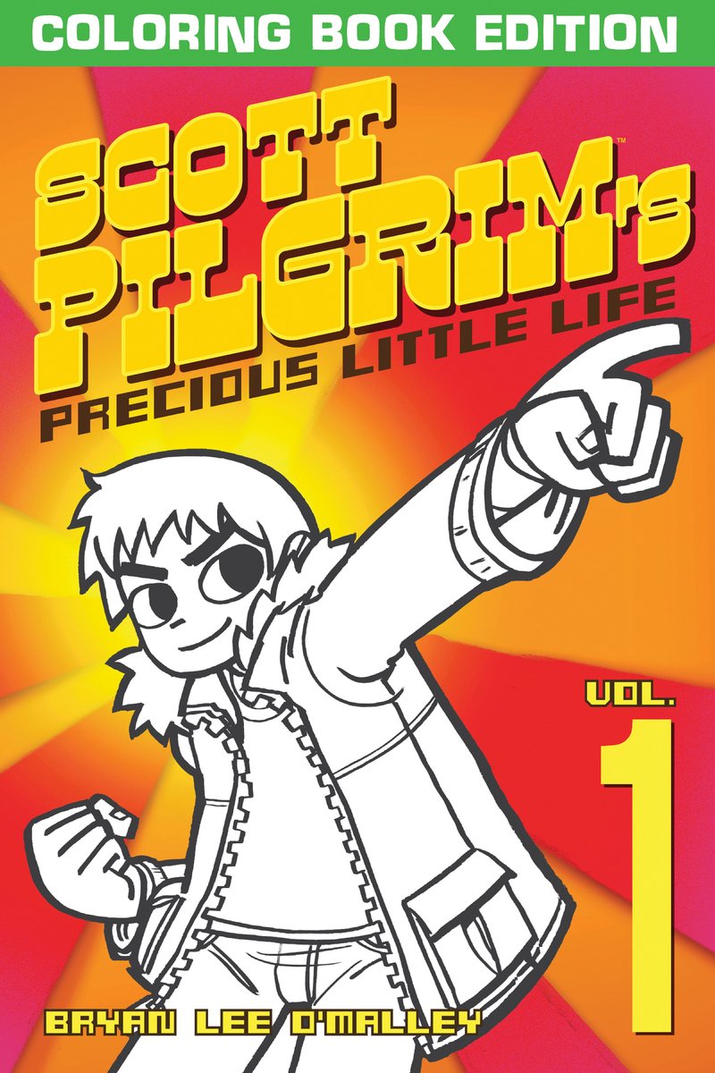 Scott Pilgrim's kostbares kleines Leben Malbuch von Bryan Lee O'Malley Taschenbuch 9781637154939