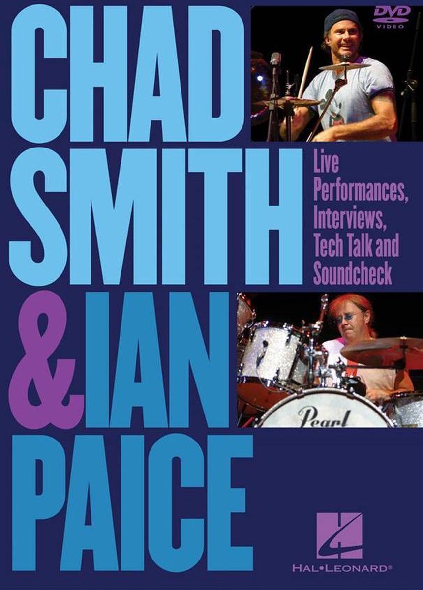 DVD CHAD SMITH, IAN PAICE - Live-Auftritte Interviews HL00320531 HAL LEONARD 2004 UK Rock Gebraucht