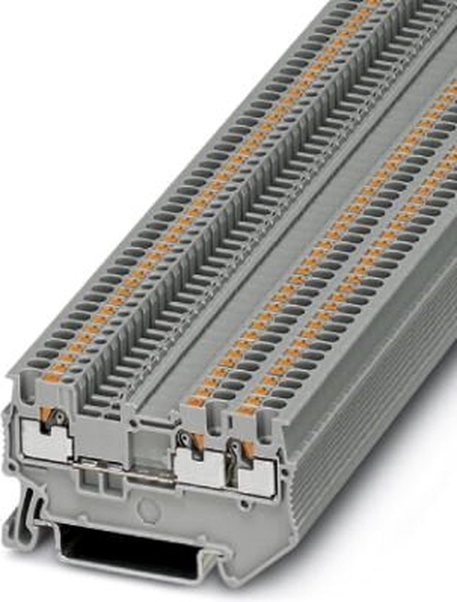 Phoenix Contact 3208155 Morsetto passante componibile 3.5 mm Rapido Grigio 50 pz.