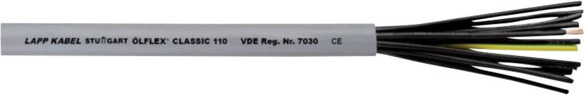 LAPP ÖLFLEX® CLASSIC 110 Cavo di controllo e comando 5 G 6 mm² Grigio 1119605/50 50 m