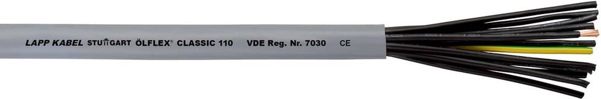 LAPP ÖLFLEX® CLASSIC 110 Cavo di controllo e comando 8 G 1 mm² Grigio 1119208/50 50 m