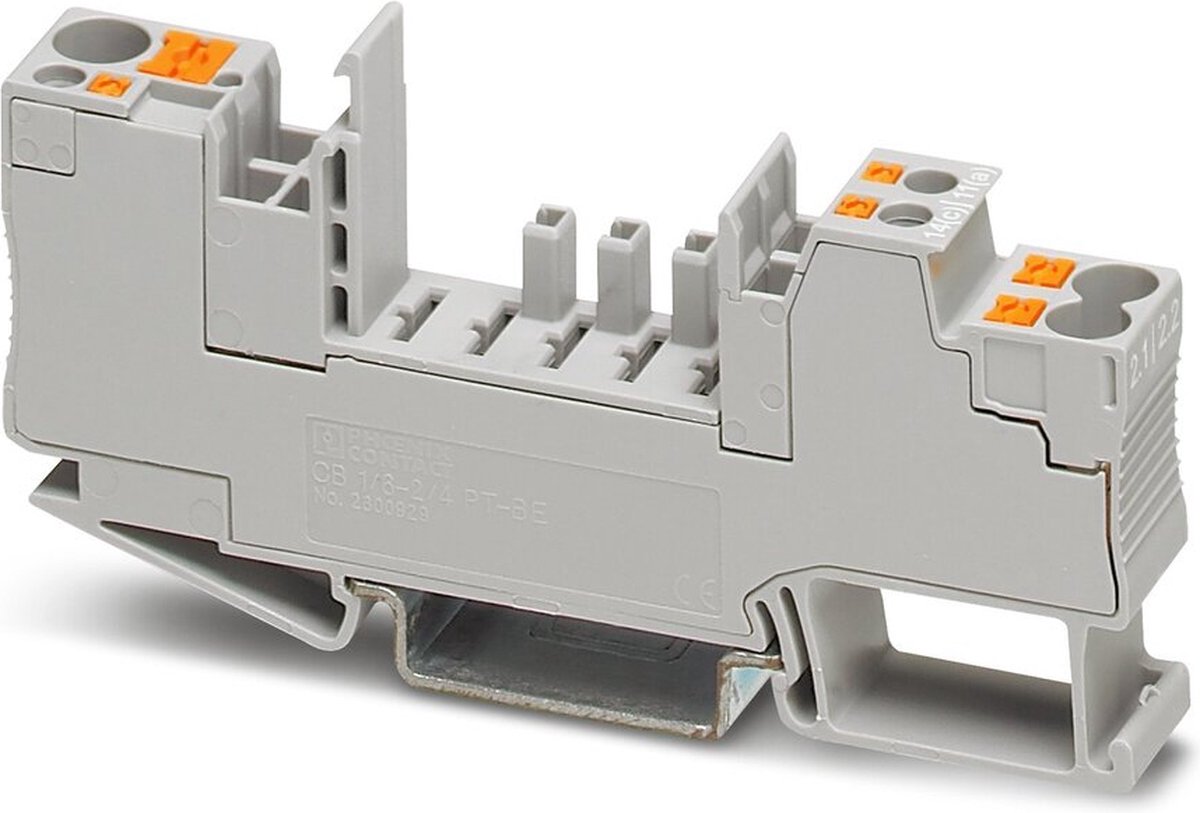 Phoenix Contact CB 1/6-2/4 PT-BE Contenitore da guida DIN Plastica 10 pz.