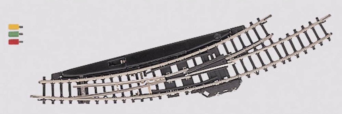 8568 Z Märklin miniclub Scambio curvo, elettromagnetico, sinistro 30 ° 195 mm 1 pz.