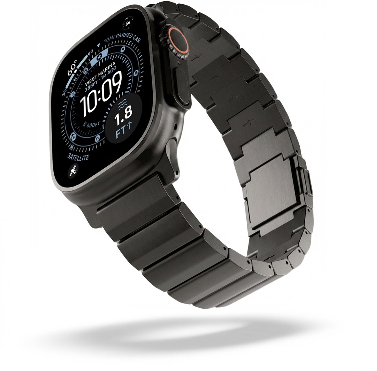 Decoded Decoded Titanium Strap for Apple Watch U Cinturino da polso Nero