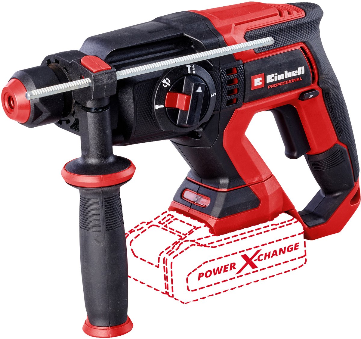 Einhell Professional Power X-Change TP-HD 18/22 D Li BL - Solo SDS-Plus-Martello perforatore a batteria 18 V 3 Ah Li-Ion