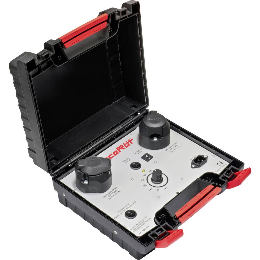 SecoRüt 70415.2 ControlCase 12V Valigetta tester per rimorchio 12 V Poli:7+13