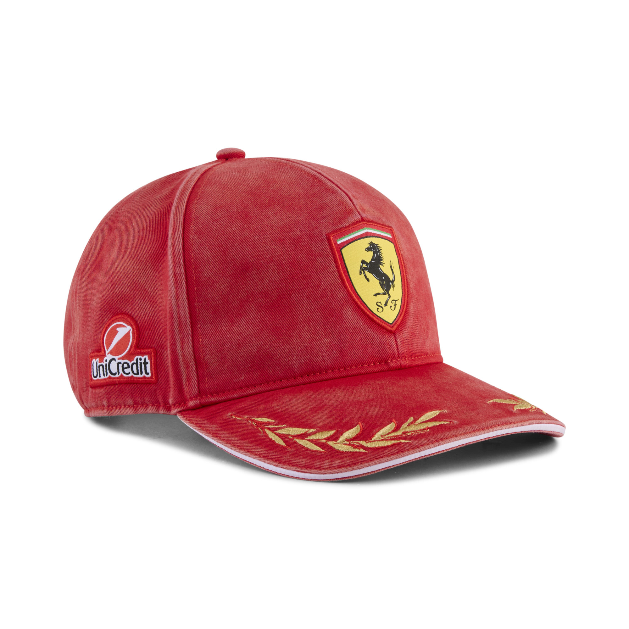 PUMA Scuderia Ferrari Replica Monza Charles Leclerc Baseball-Cap, Accessoires, Rot, OSFA
