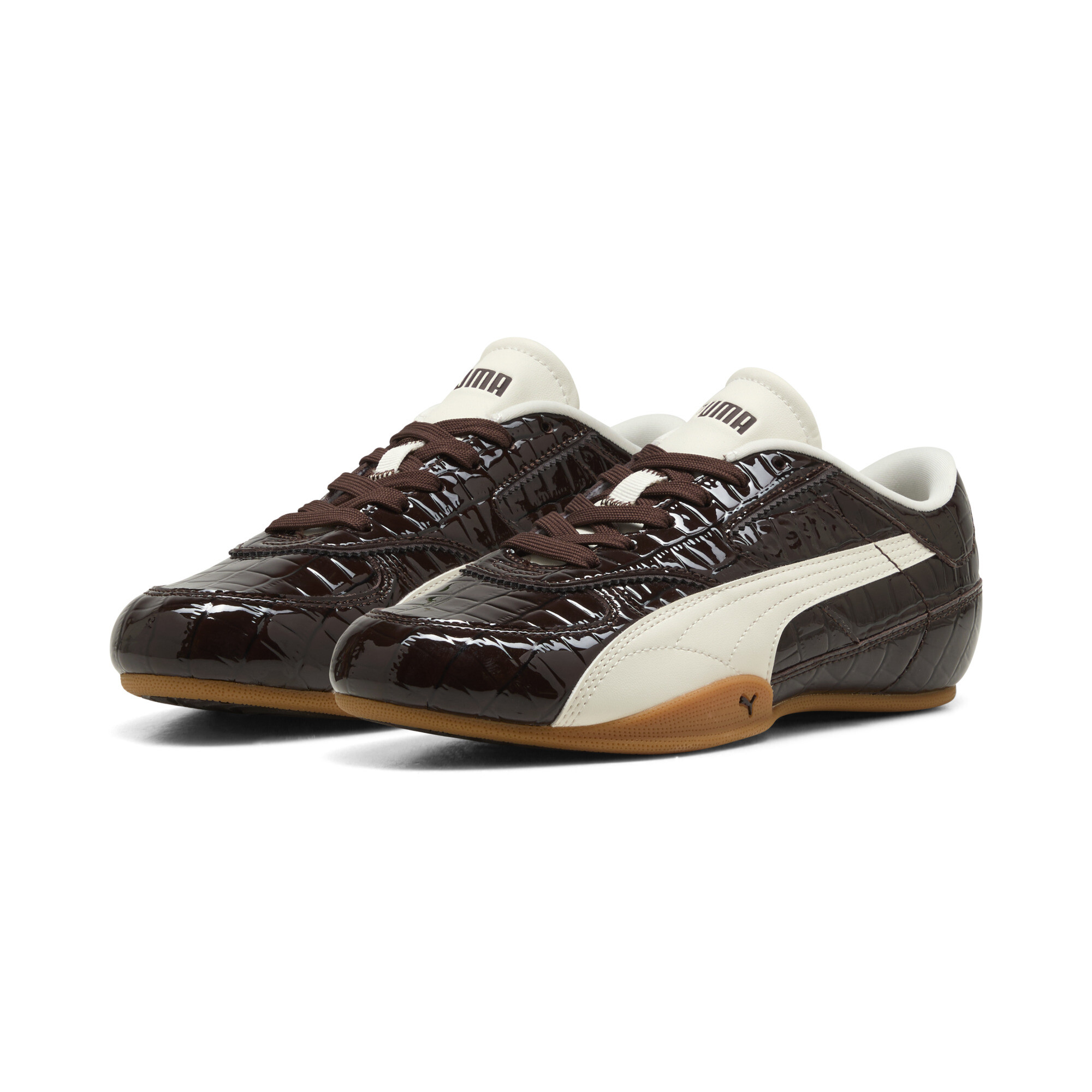 PUMA Bella Mina Croc Sneakers Damen, Accessoires, Braun, 37.5