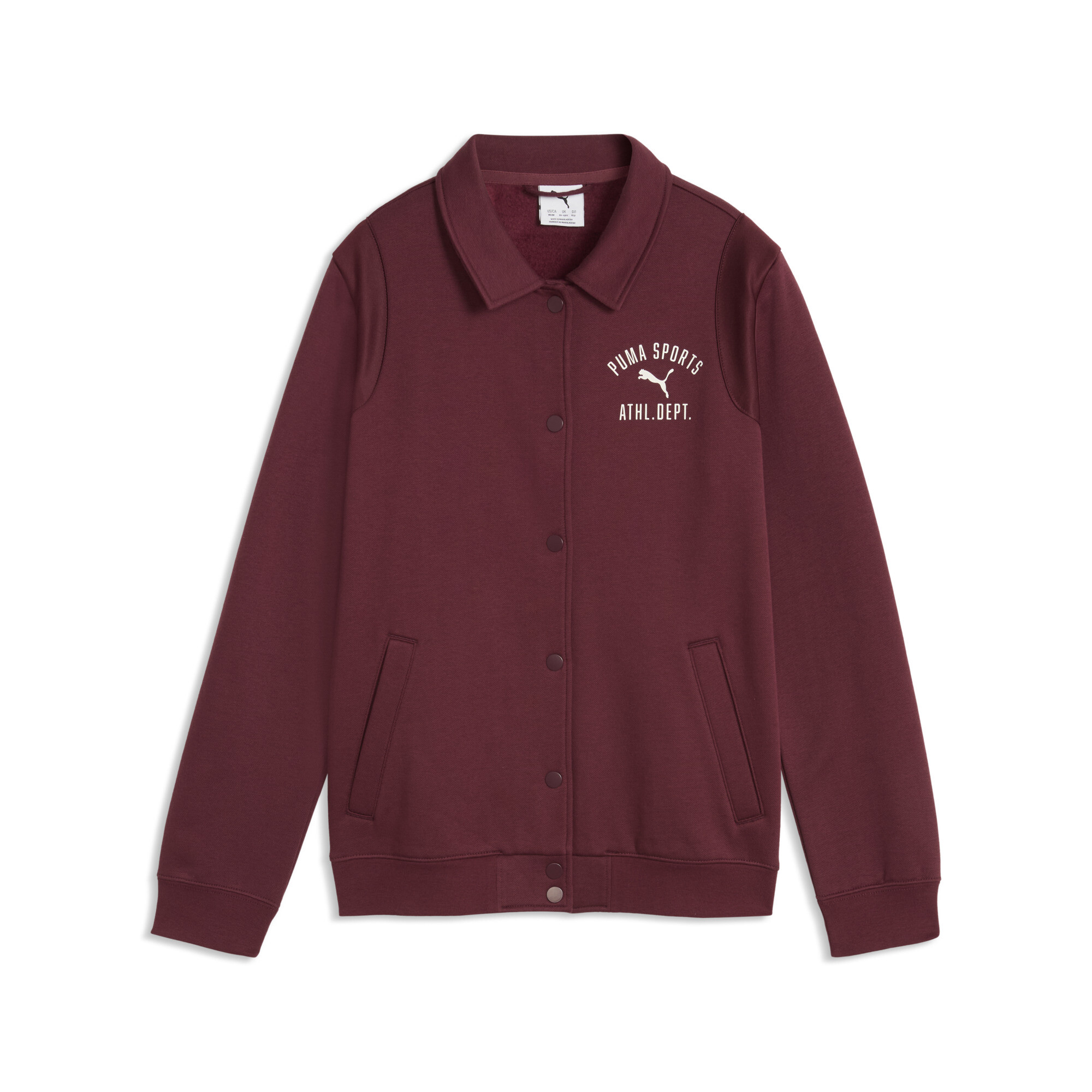 PUMA Varsity Fleece Trainingsjacke Teenager, Kleidung, Rot, 7-8Y