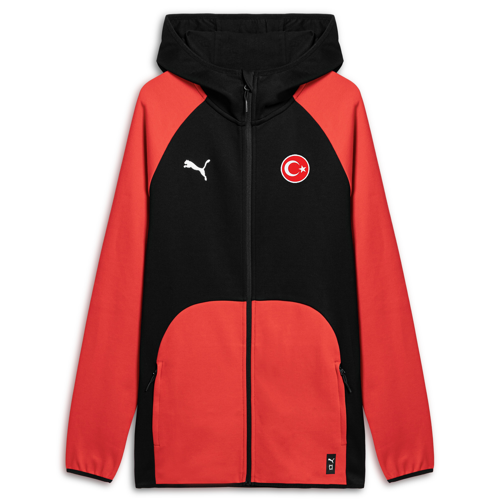 PUMA Türkei Basketball Team Trainingsjacke, Kleidung, Rot, L
