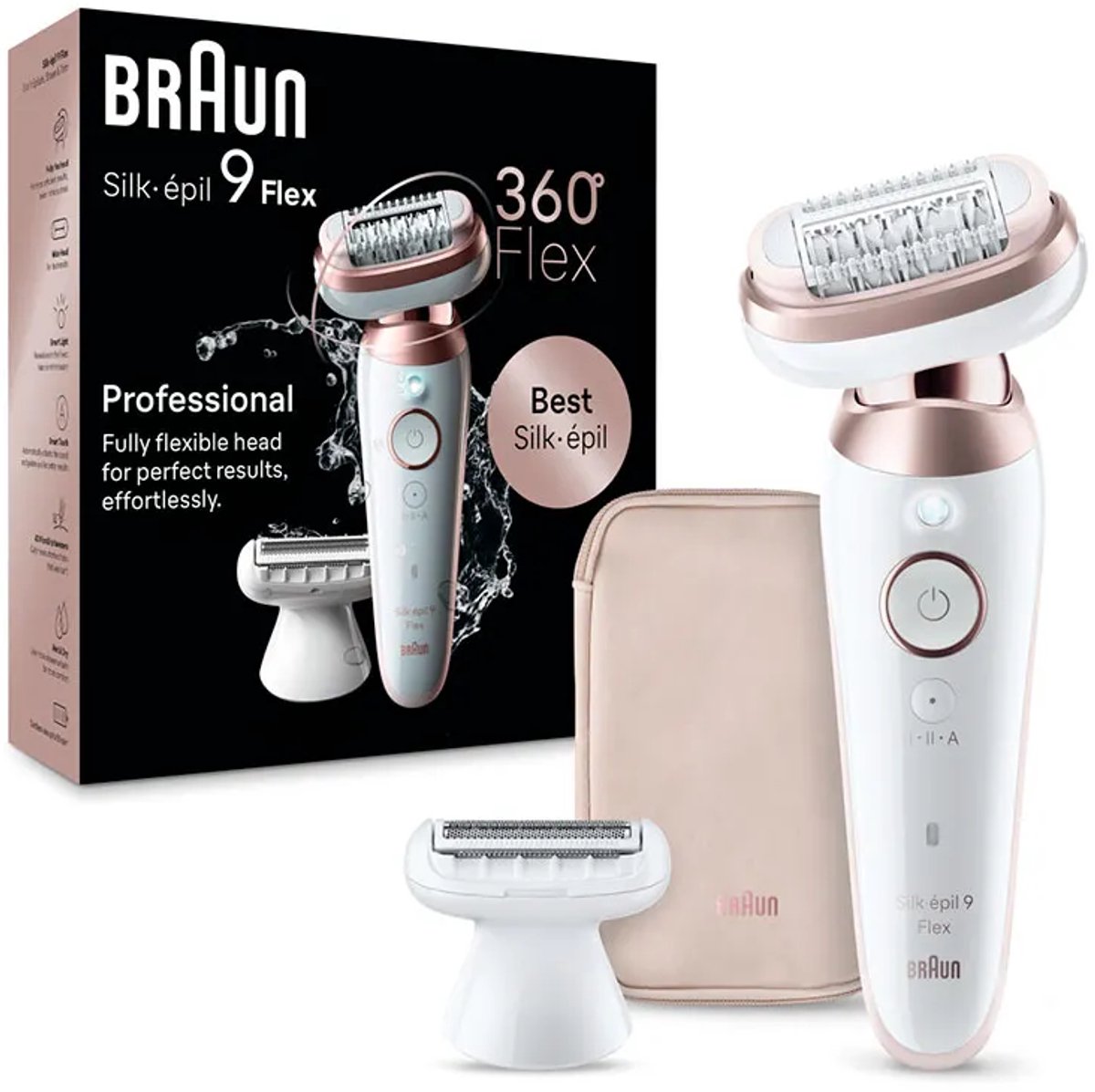 Braun Silk-épil 9 Flex Epilator For Easy Hair Removal 9-030 3D