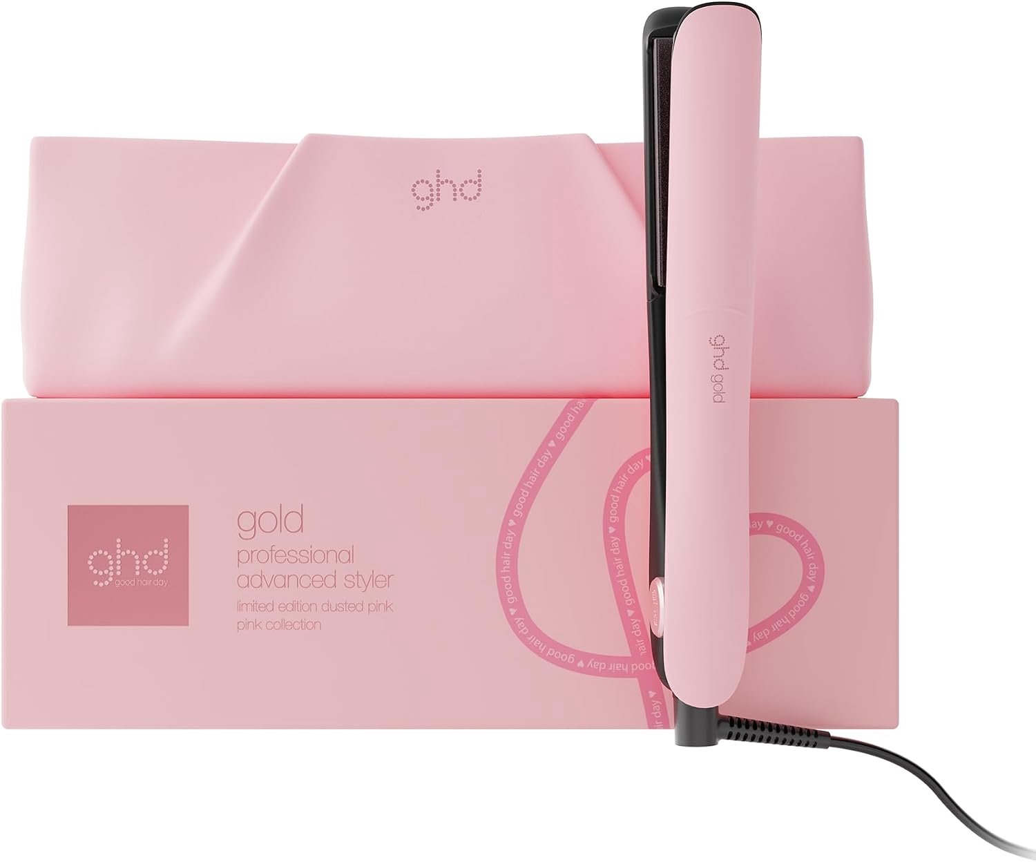 ghd Gold Limited Edition Hair Straightener in Dusted Pink