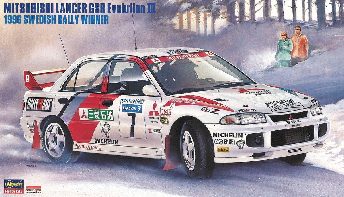 Mitsubishi Lancer GSR Evo II, Schweden-Rally 1996