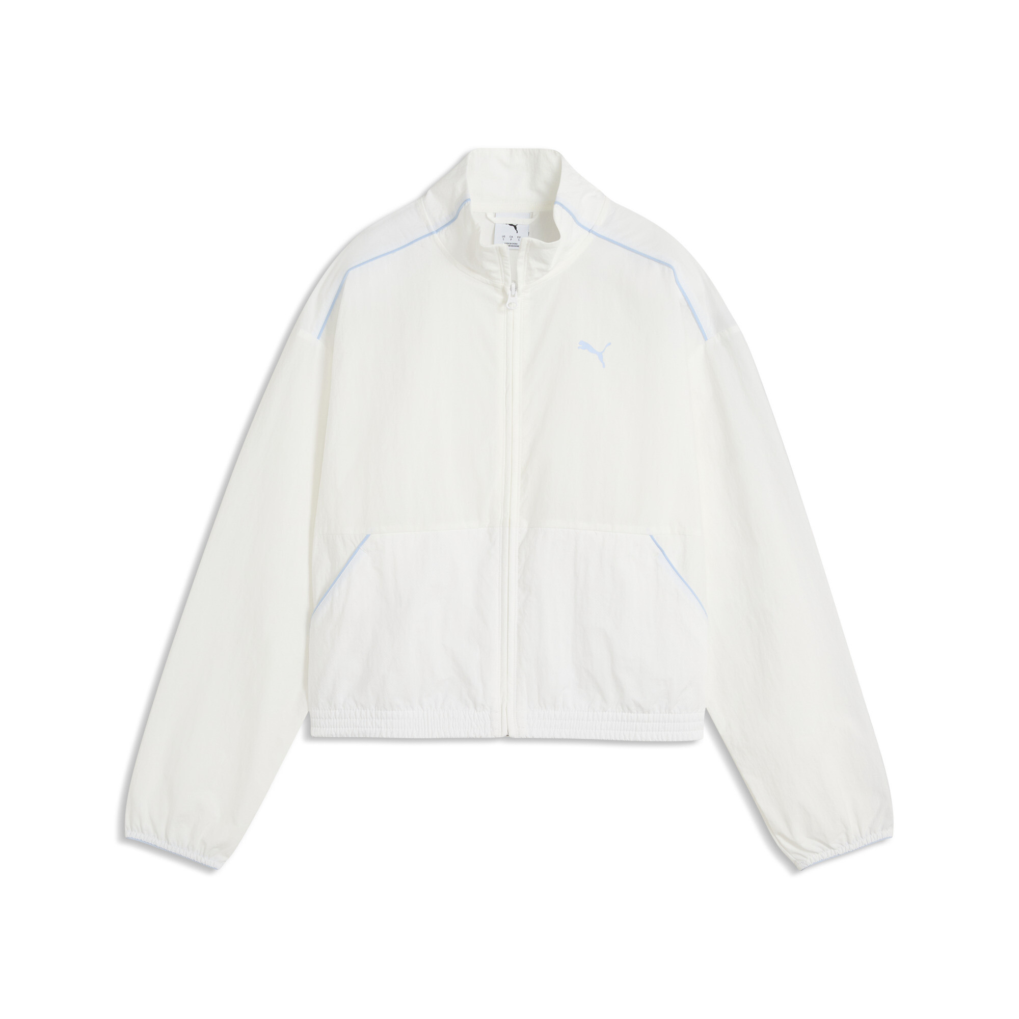 PUMA Heritage Relaxed Reißverschluss-Jacke Damen, Kleidung, Weiß, XXS