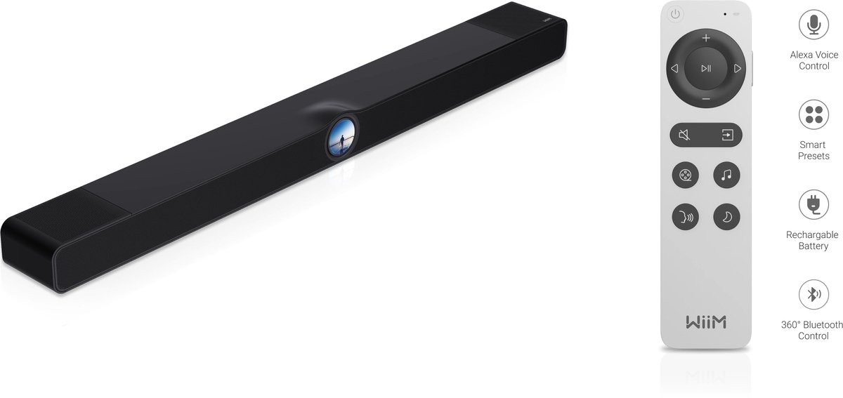 WiiM Bar -Multiroom Soundbar (schwarz matt)