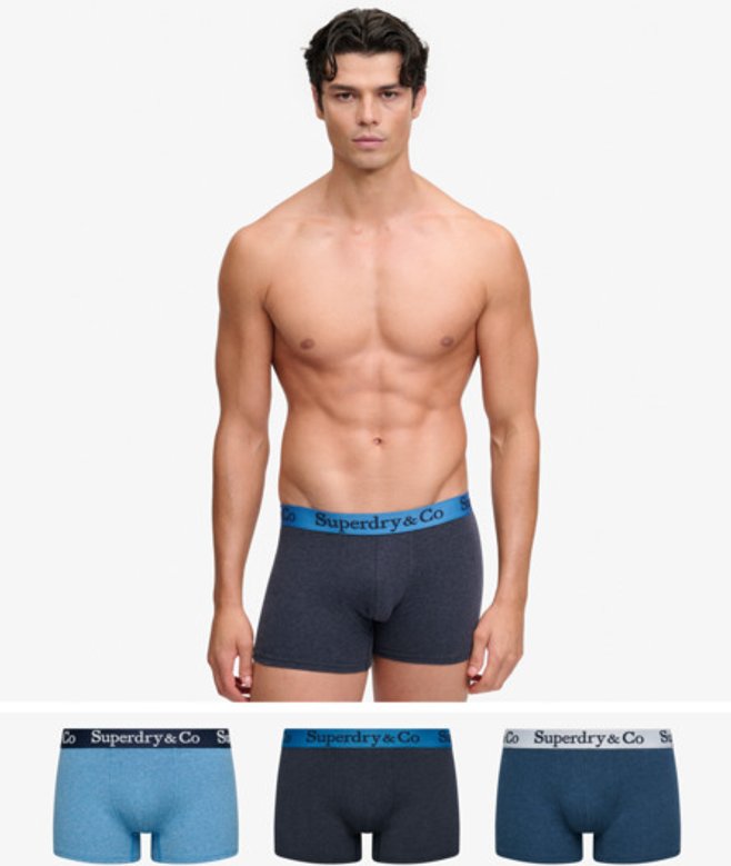 Superdry Herren & Co Trunk im 3er-Pack Multiple Colours - Größe: M