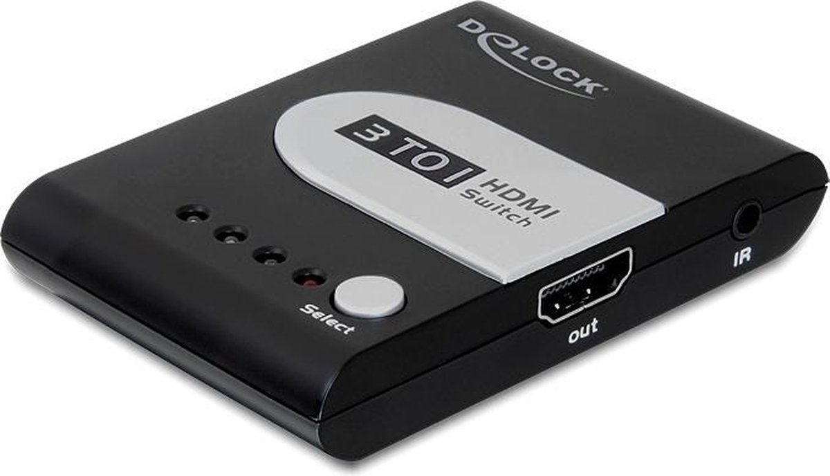 Delock Delock Switch HDMI 3 in > 1 out mit Fernbedienung