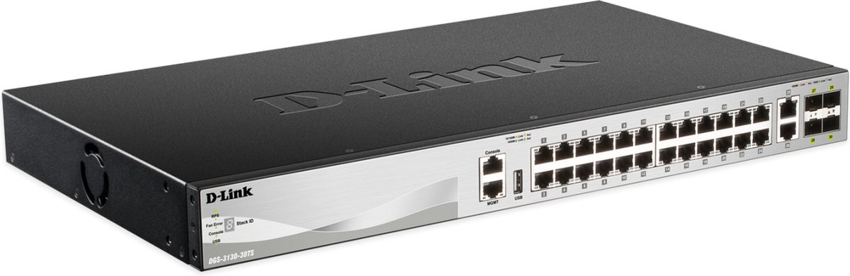 D-Link D-Link DGS-3130-30TS/SI 30-Port L2+ Gigabit Stack Switch
