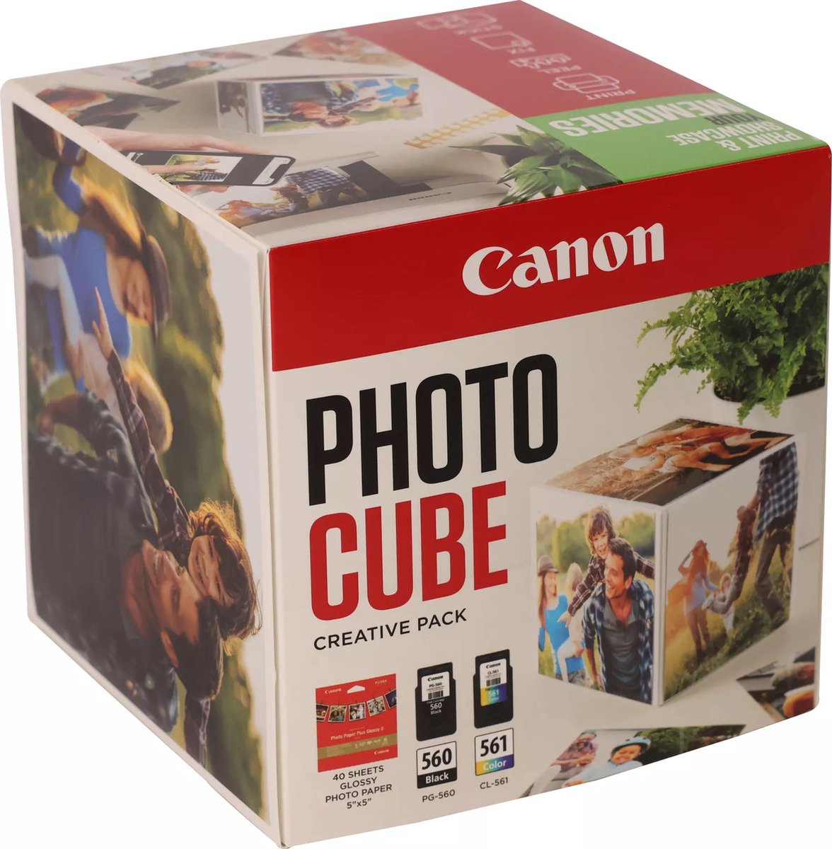 Canon Canon Fotowürfel PG-560/CL-561 Weiß/Grün