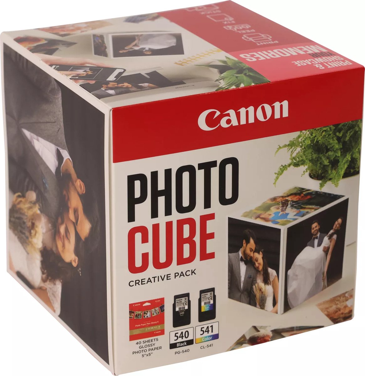 Canon Canon Fotowürfel PG-540/CL-541 Weiß/Pink