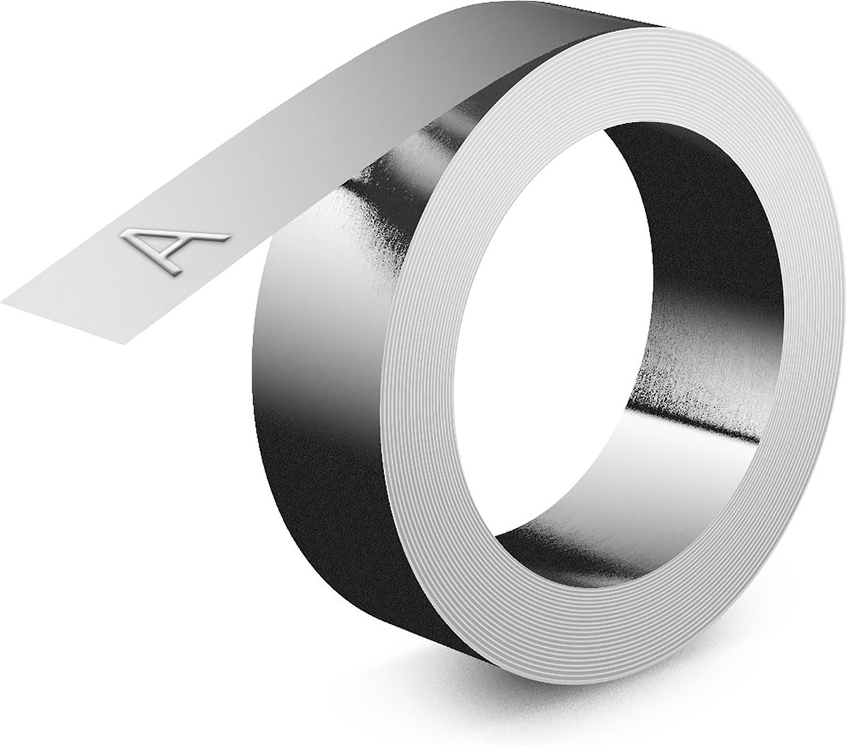 10 x Dymo Prägeband Rhino Aluminium 4,8mx12mm