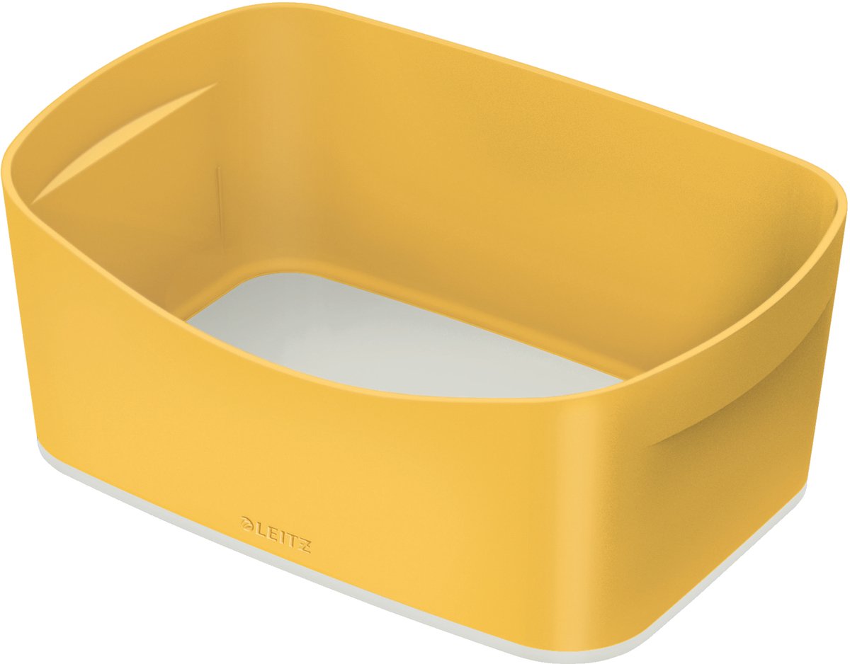 4 x Leitz Aufbewahrungsschale MyBox Cosy ABS gelb/hellgrau