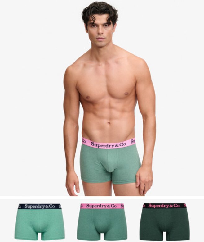 Superdry Herren & Co Trunk im 3er-Pack Multiple Colours - Größe: L