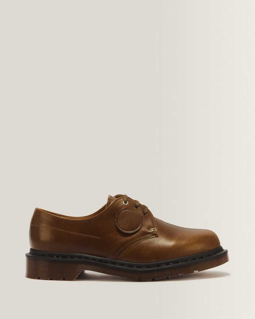 Dr. Martens 1461 Sage Nation 3-Ösen Leder Schuhe in Grün, Größe: 39