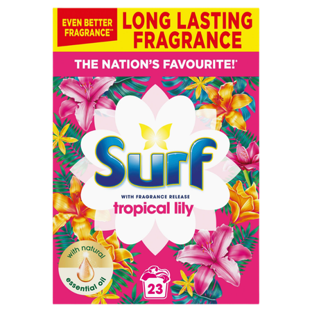 Surf Tropical Lily & Ylang Ylang Laundry Detergent Powder - 1150 g