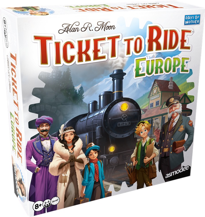 Ticket to Ride Europe (English refresh edition) - Days of Wonder Board game
