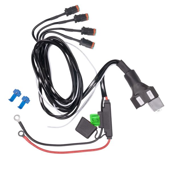 Wiring harness PURELUX Dualrelay 12V, DT-2, 4 outputs (DT-2)